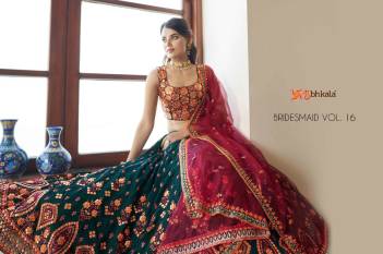 Bridesmaid Vol 16 By Shubhkala Designer Bridesmaid Lehenga Choli Collection